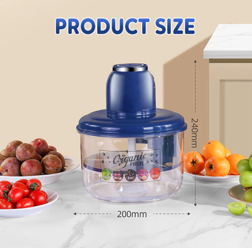 Portable automatic electric peeler for fruits and vegetables