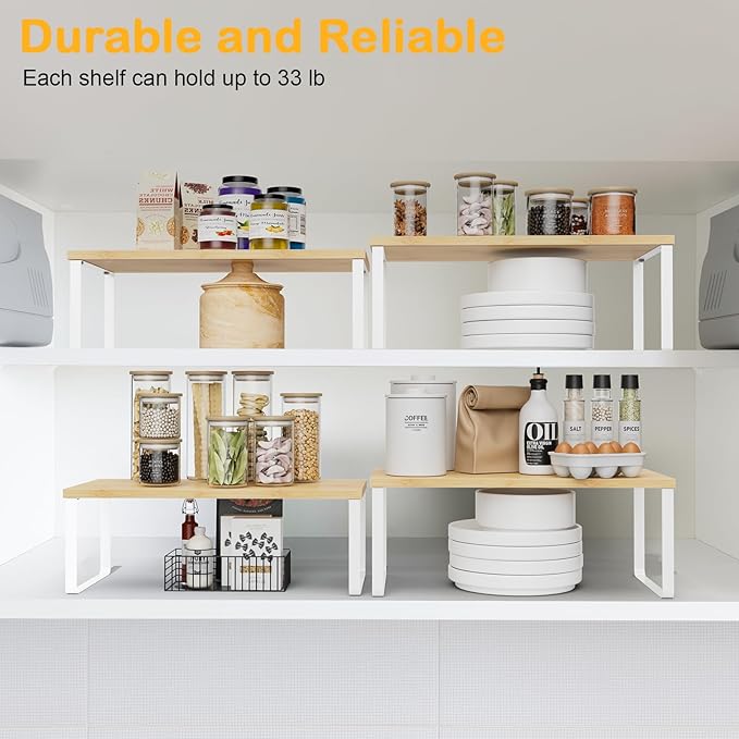 2-Tier Cabinet Organizer – Neat & Easy Storage Solution