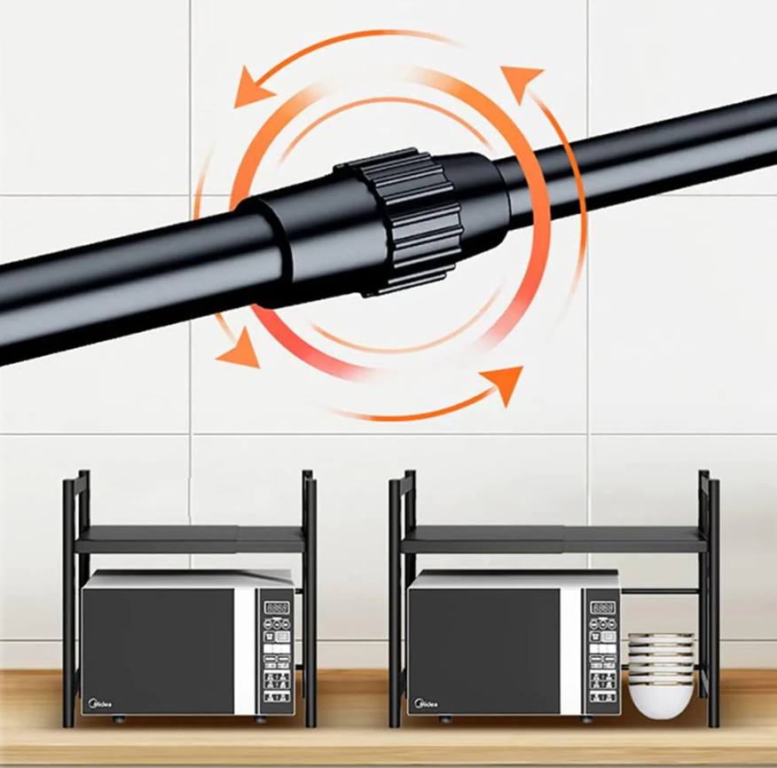 Kitchen Adjustable Standing Shelving Rack